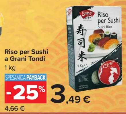 Riso per Sushi a Grani Tondi