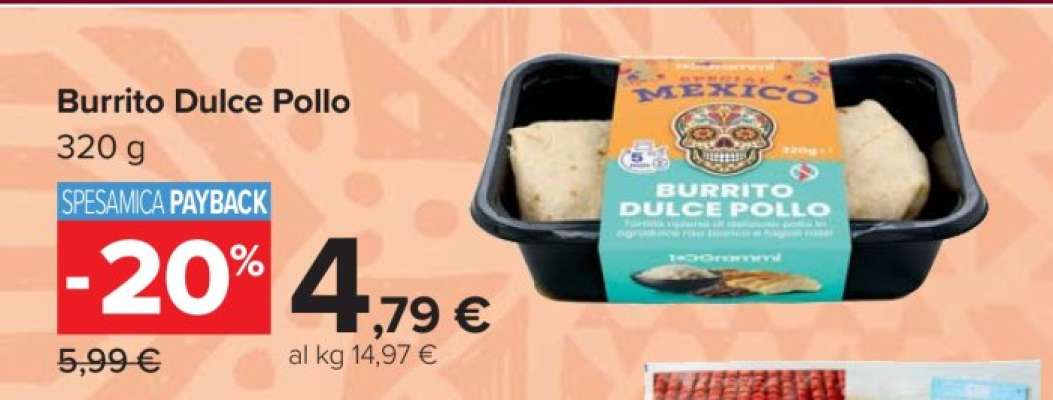 Burrito Dulce Pollo