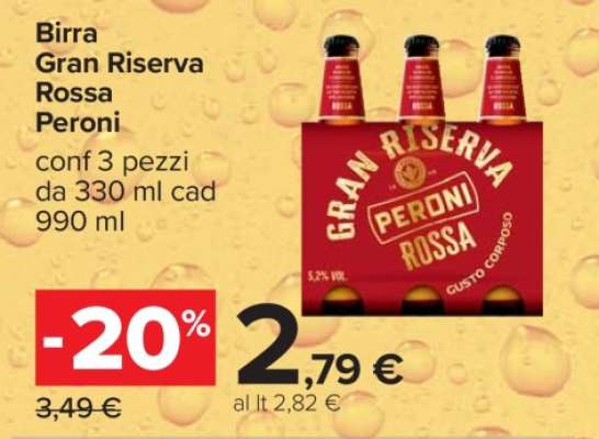Birra Gran Riserva Rossa Peroni
