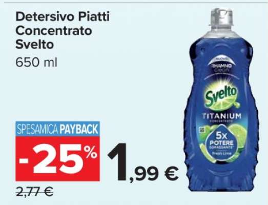 Detersivo Piatti Concentrato Svelto