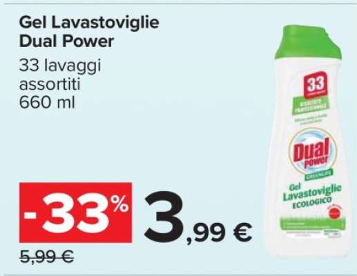 Gel Lavastoviglie Dual Power