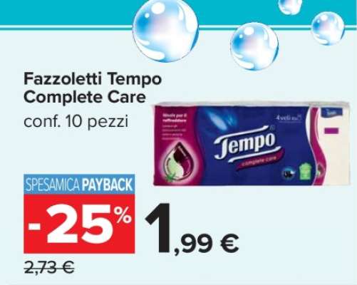 Fazzoletti Tempo Complete Care