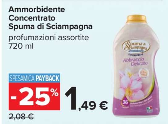 AMMORBIDENTE CONCENTRATO SPUMA DI SCIAMPAGNA