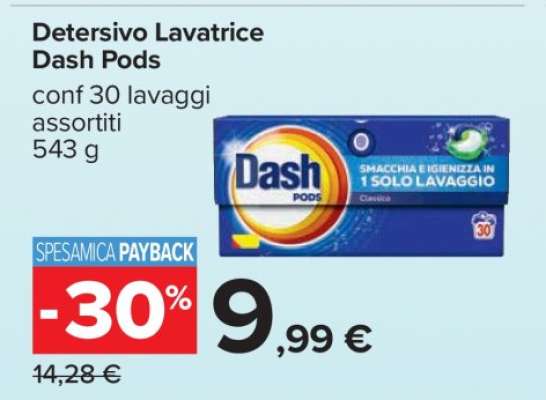 Detersivo lavatrice DASH Pods