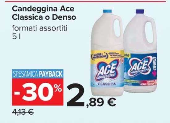 Candeggina Ace Classica o Denso