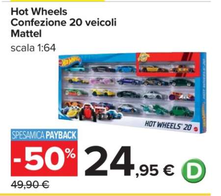 Hot Wheels Confezione 20 veicoli