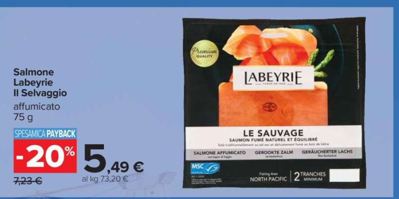 Salmone Labeyrie Il Selvaggio