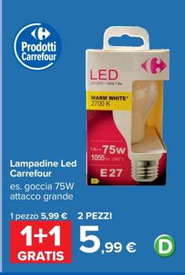 Lampadine Led Carrefour