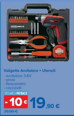 Valigetta Avvitatore + Utensili