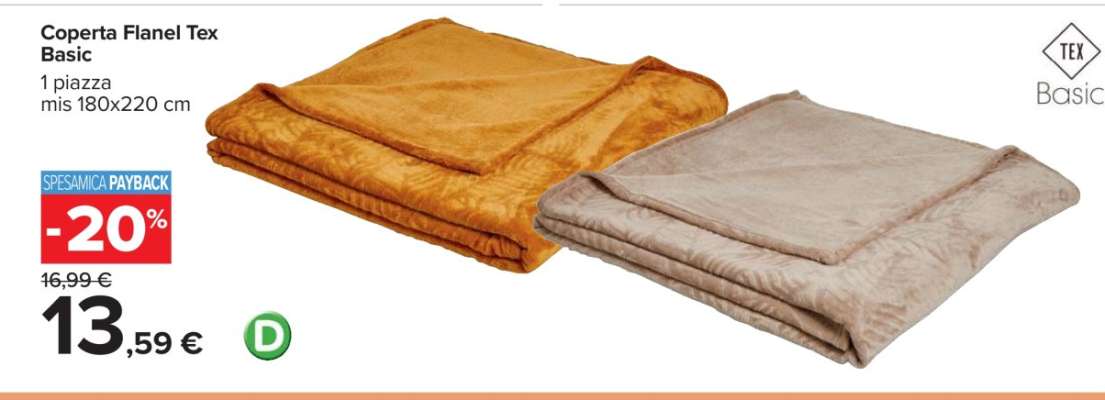 Coperta Flanel Tex Basic