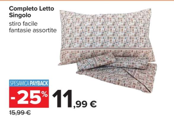 COMPLETO LETTO SINGOLO