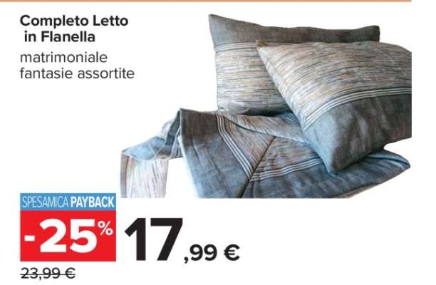 Completo Letto in Flanella
