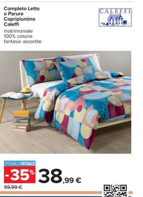Completo Letto o Parure Copripiumino Caleffi