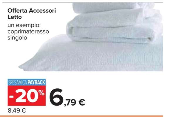 Offerta Accessori Letto