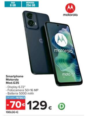 Smartphone Motorola Mod.G35