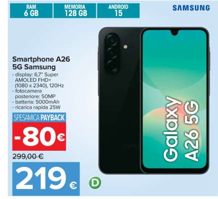 Smartphone A26 5G Samsung
