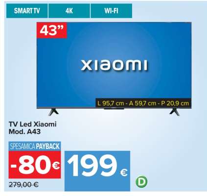 TV Led Xiaomi Mod. A43