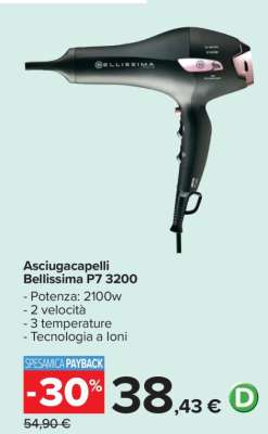 Asciugacapelli Bellissima P7 3200