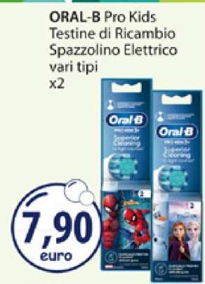 ORAL-B Pro Kids Testine di Ricambio Spazzolino Elettrico