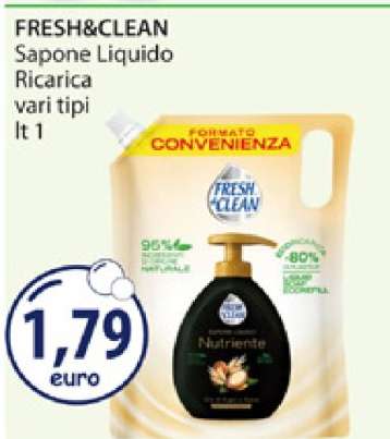 FRESH&CLEAN Sapone Liquido Ricarica