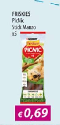 FRISKIES PicNic Stick Manzo x5