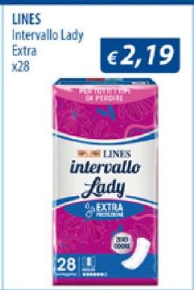 LINES Intervallo Lady Extra x28
