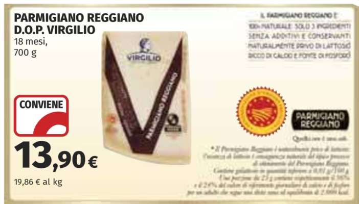 Parmigiano Reggiano D.O.P. Virgilio