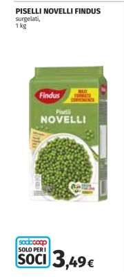 Piselli Novelli Findus