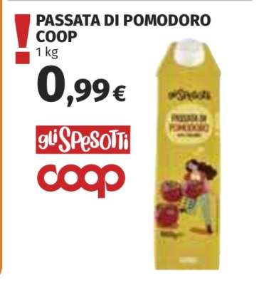 PASSATA DI POMODORO COOP