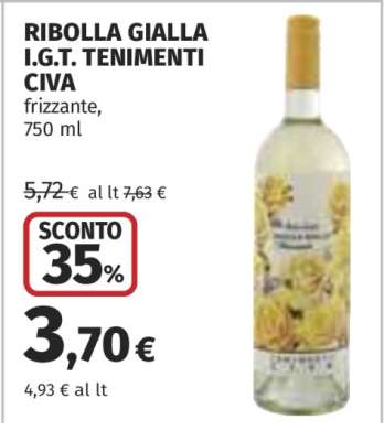 RIBOLLA GIALLA I.G.T. TENIMENTI CIVA