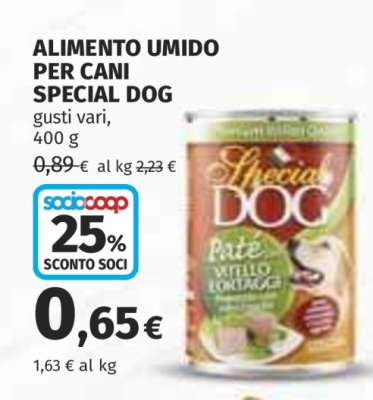 ALIMENTO UMIDO PER CANI SPECIAL DOG