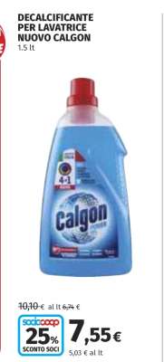 Decalcificante per lavatrice Nuovo Calgon