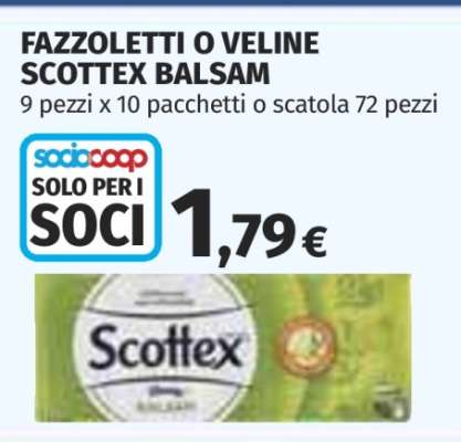 FAZZOLETTI O VELINE SCOTTEX BALSAM