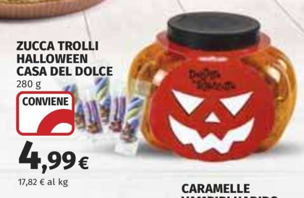 ZUCCA TROLLI HALLOWEEN CASA DEL DOLCE
