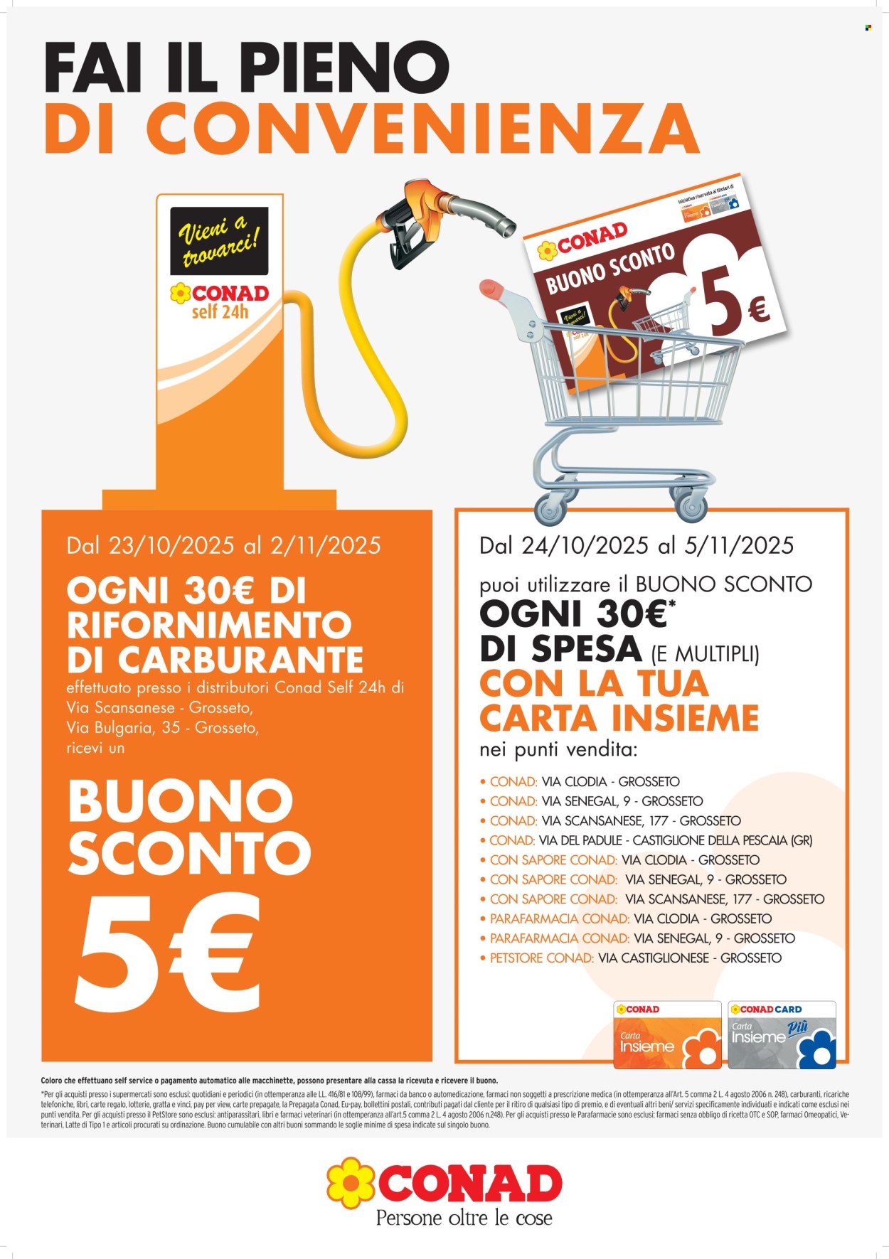 Volantino Conad - 23/10/2025 - 2/11/2025. Pagina 1
