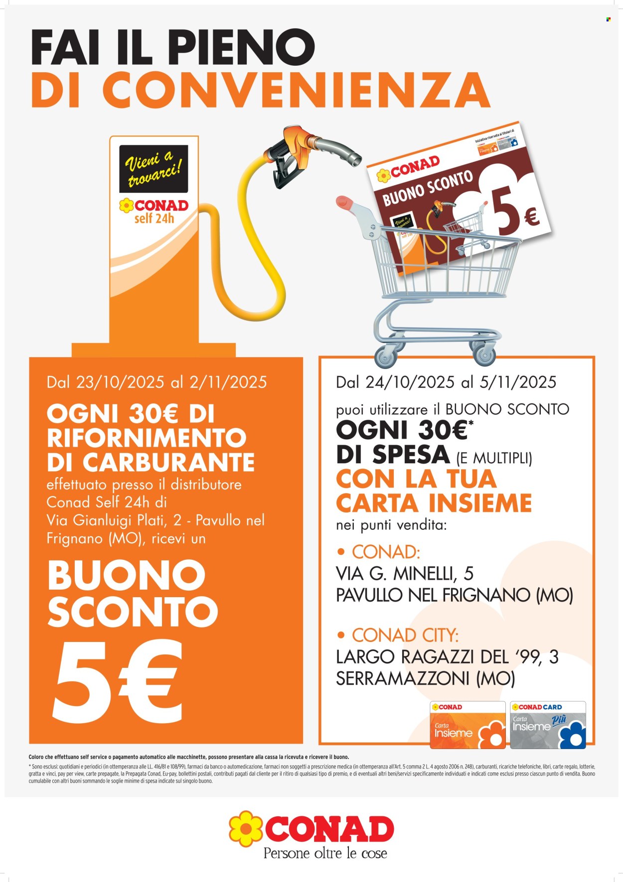 Volantino Conad - 23/10/2025 - 2/11/2025. Pagina 1