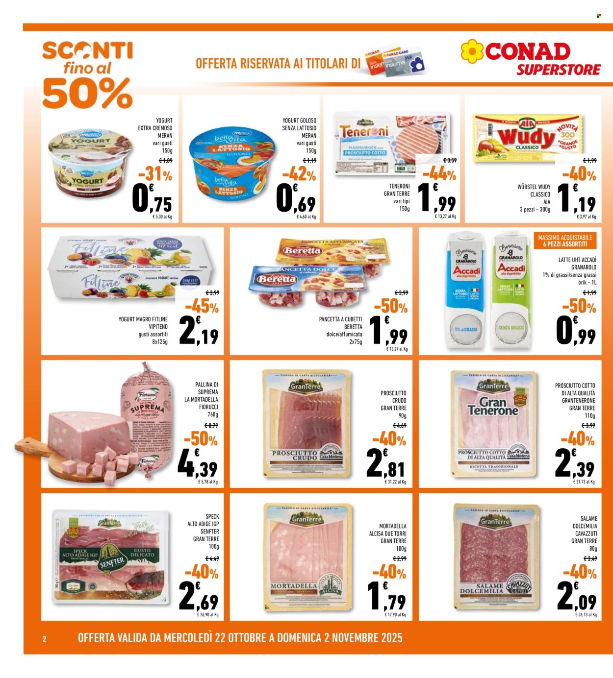 Volantino Conad Superstore - 22/10/2025 - 2/11/2025. Pagina 2
