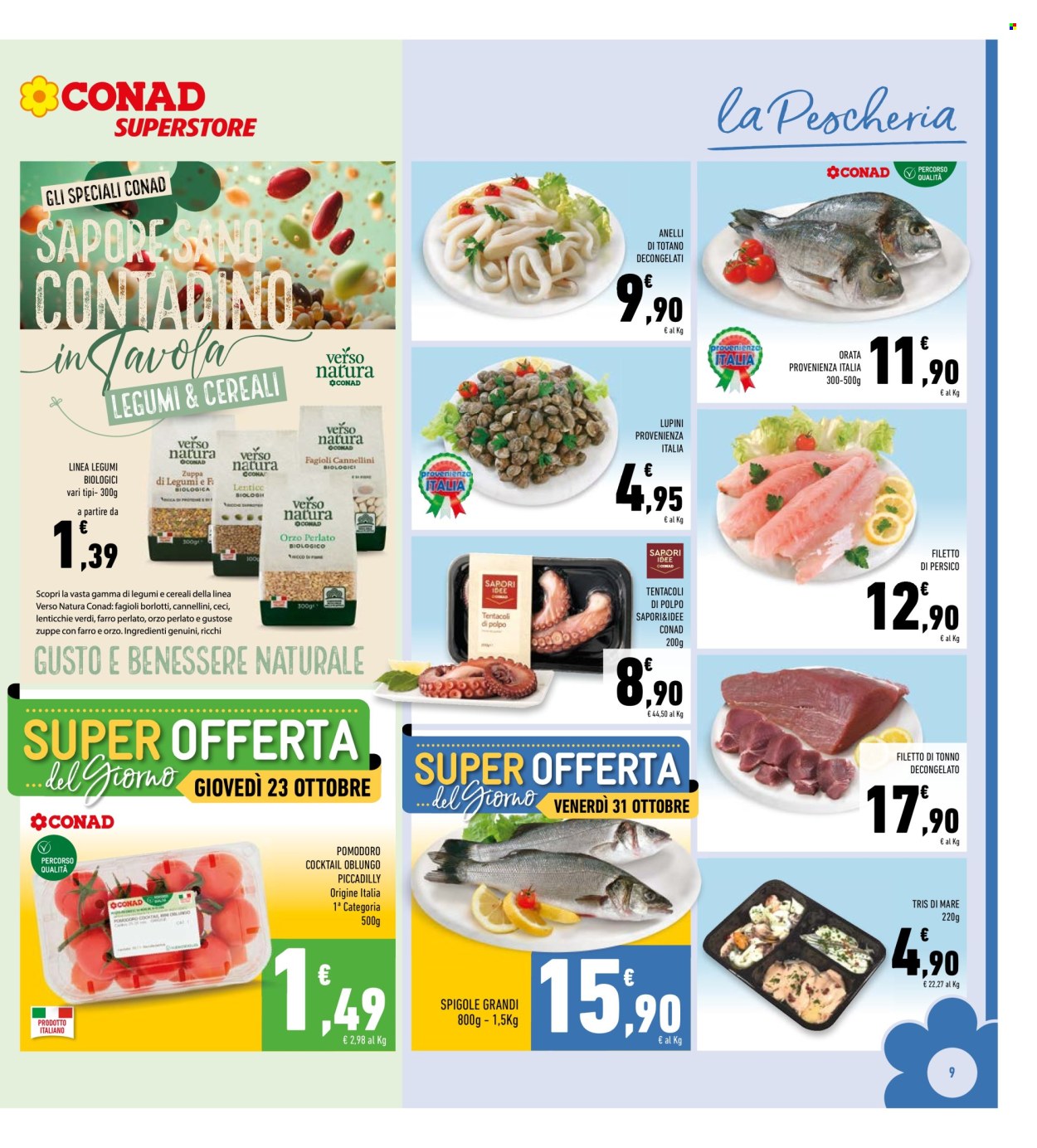 Volantino Conad Superstore - 22/10/2025 - 2/11/2025. Pagina 9