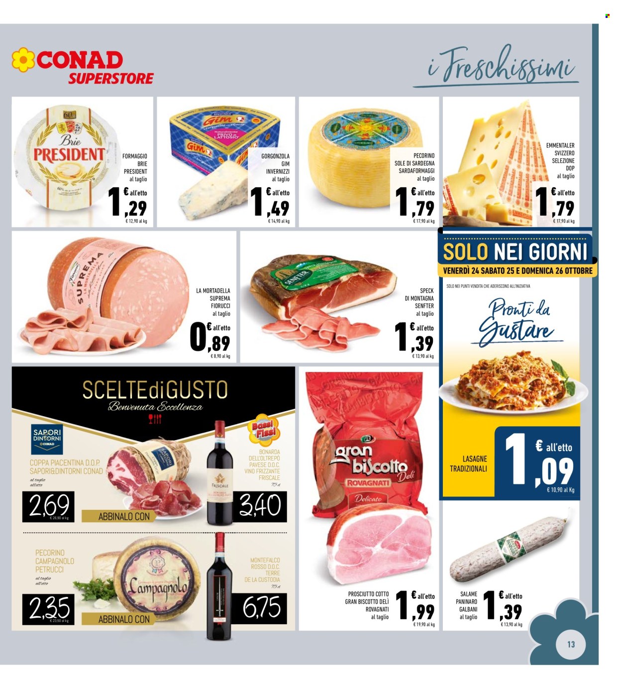 Volantino Conad Superstore - 22/10/2025 - 2/11/2025. Pagina 13