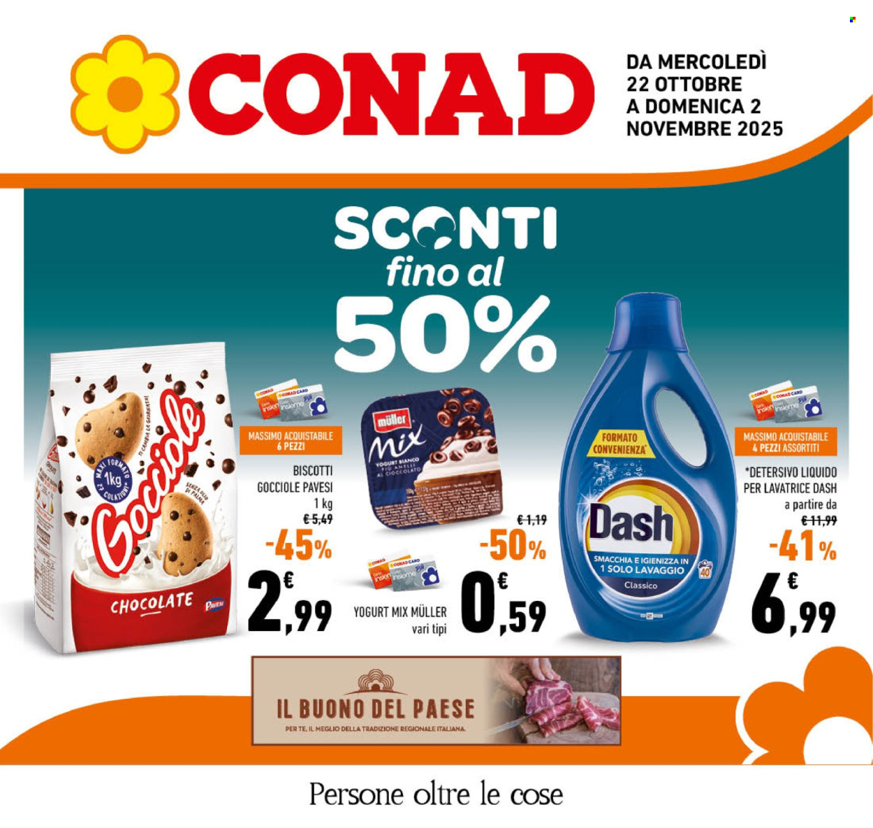Volantino Conad - 22/10/2025 - 2/11/2025. Pagina 1