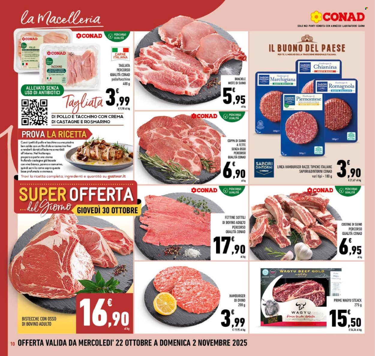 Volantino Conad - 22/10/2025 - 2/11/2025. Pagina 10