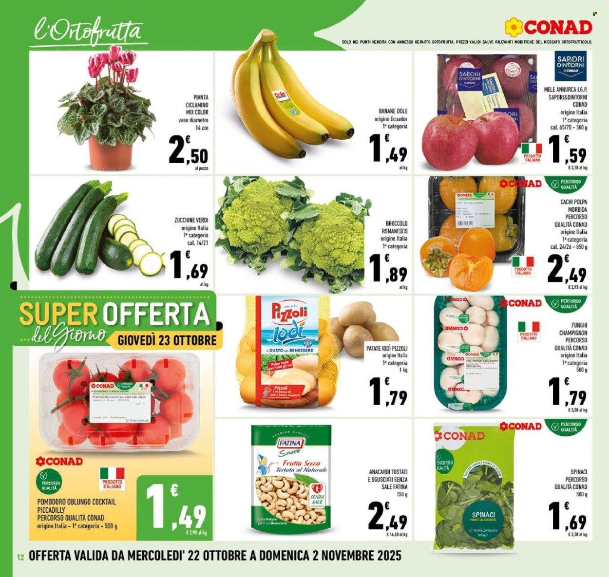 Volantino Conad - 22/10/2025 - 2/11/2025. Pagina 12