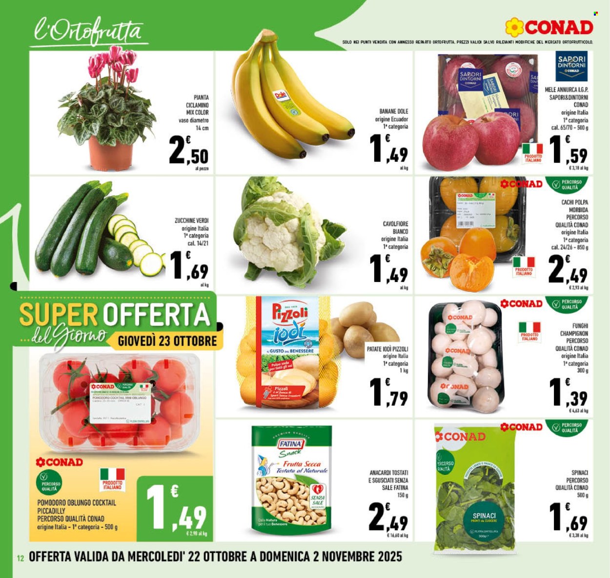 Volantino Conad - 22/10/2025 - 2/11/2025. Pagina 12