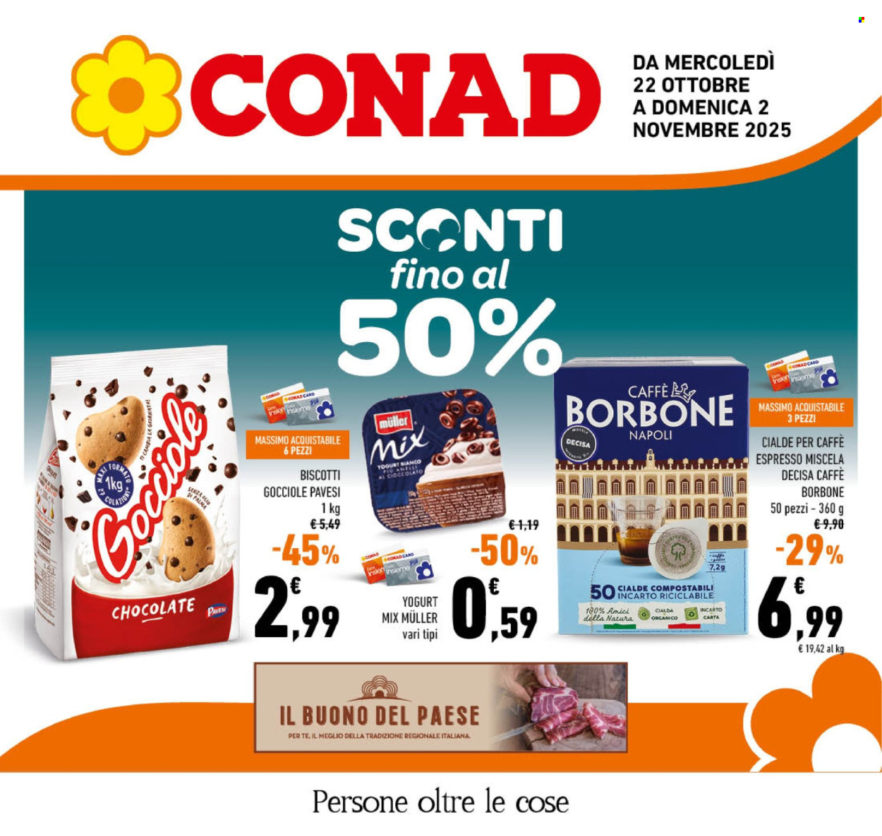 Volantino Conad - 22/10/2025 - 2/11/2025. Pagina 1