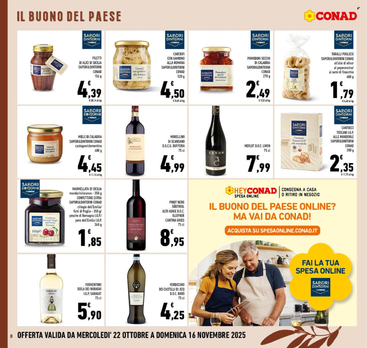 Volantino Conad - 22/10/2025 - 2/11/2025. Pagina 8