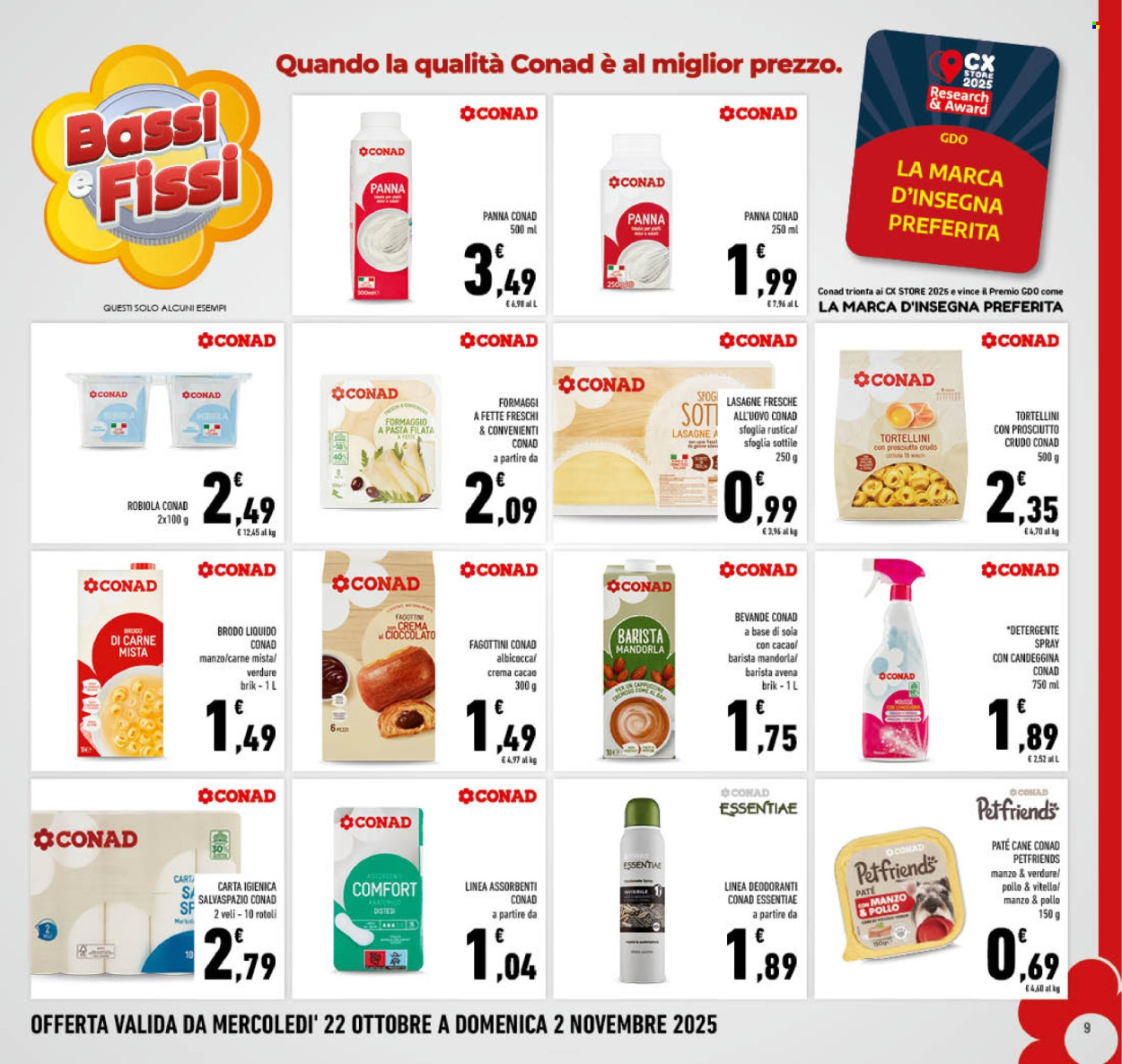 Volantino Conad - 22/10/2025 - 2/11/2025. Pagina 9