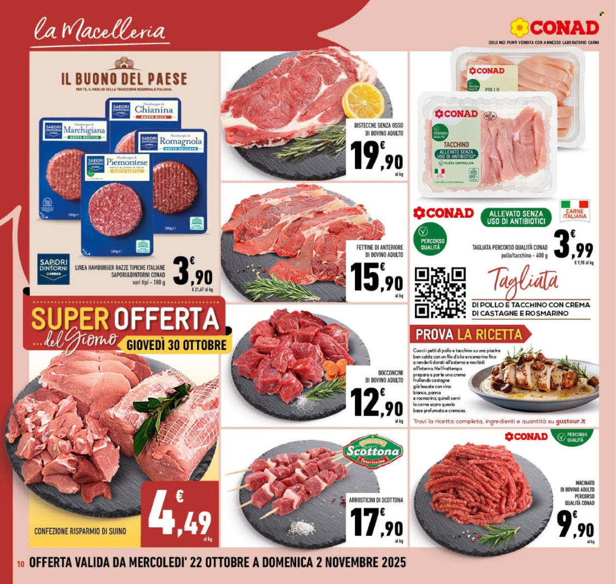 Volantino Conad - 22/10/2025 - 2/11/2025. Pagina 10