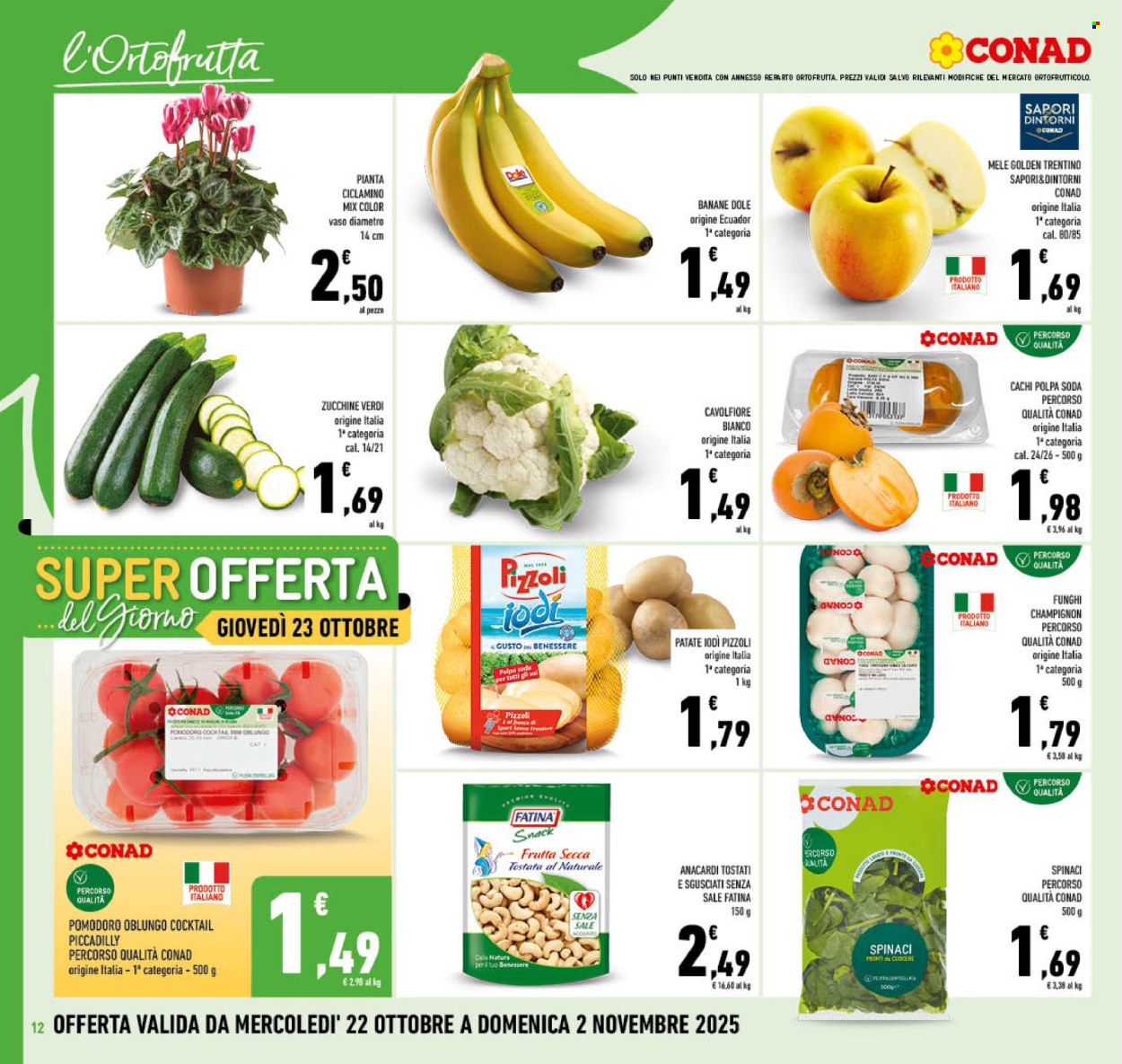 Volantino Conad - 22/10/2025 - 2/11/2025. Pagina 12