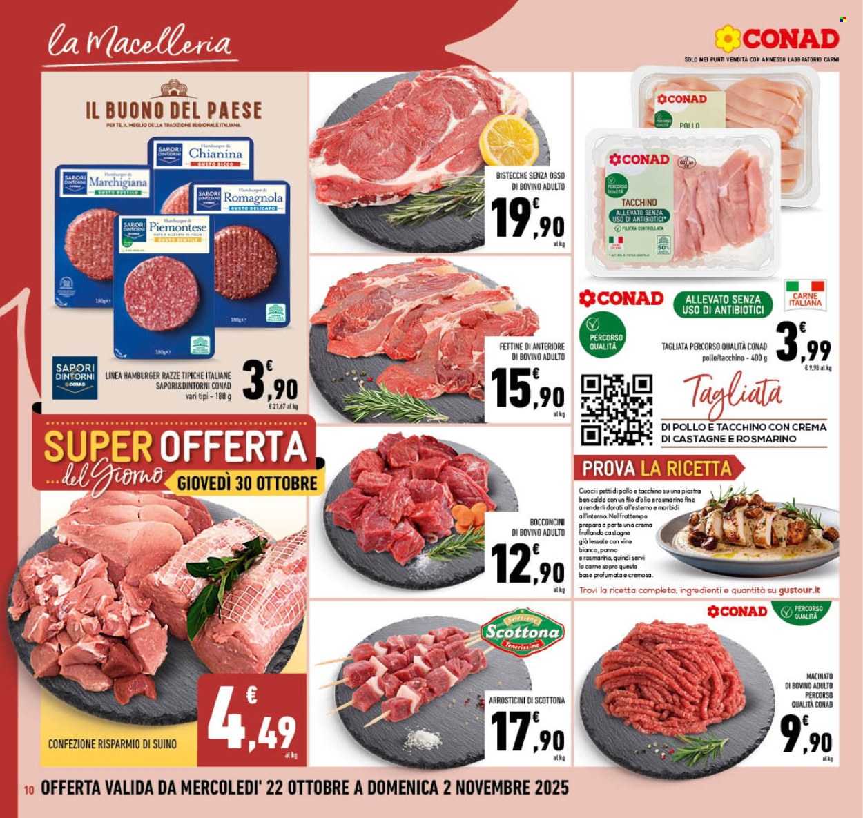 Volantino Conad - 22/10/2025 - 2/11/2025. Pagina 10