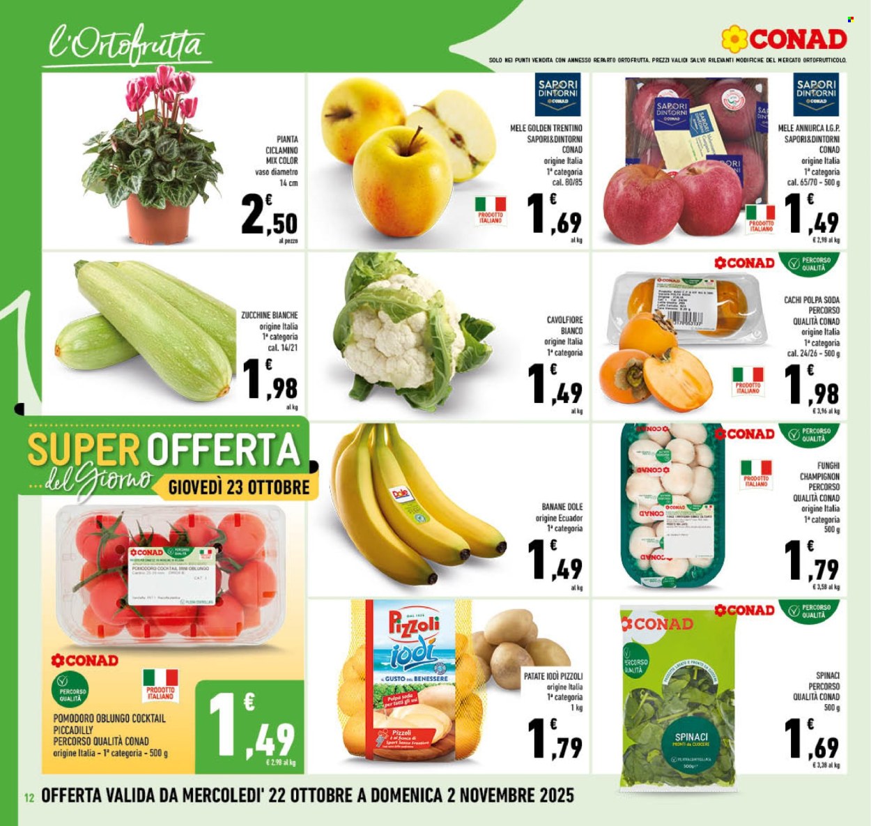 Volantino Conad - 22/10/2025 - 2/11/2025. Pagina 12